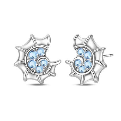 925 Sterling Silver Tulip Hoop Earrings with Dragonfly Firefly Bow Shell Conch and Turtle Designs Fine Jewelry Gifts for Women
