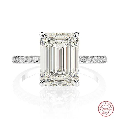 Promise Marquise Cut 3ct Simulated Diamond Engagement Ring in 925 Sterling Silver for Women Perfect Christmas Gift