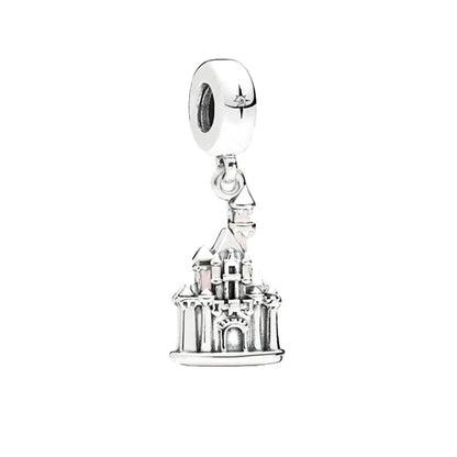 Fine Gold Eiffel Tower Statue Of Liberty Castle Charm Bead