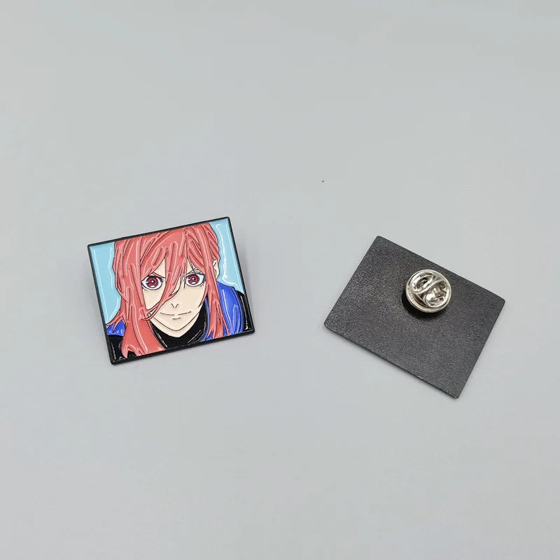 Anime Blue Lock Enamel Brooch Pins for Jackets and Jeans Fashion Jewelry