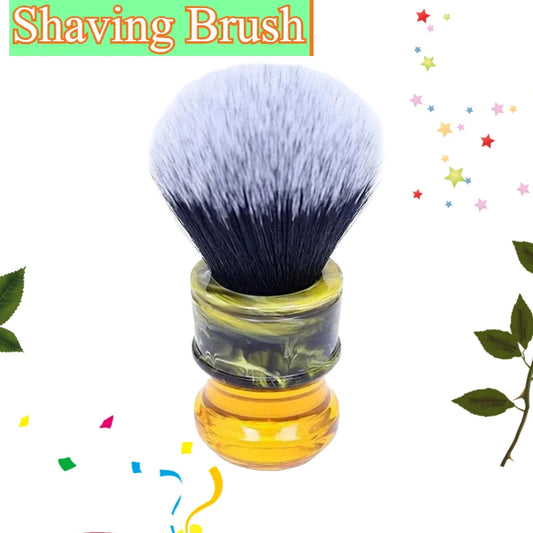 Yaqi 24MM Sagrada Familia Tuxedo Synthetic Shaving Brush Resin Handle