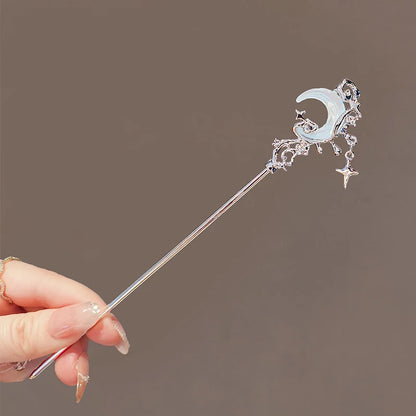 Elegant Chinese Tassel Hair Stick Floral Design Hairpin for Women