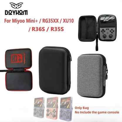 TOP Protect Game Storage Case For Miyoo Mini Plus R36S R35S And Anbernic RG35XX Plus Portable Protective Carry Bag