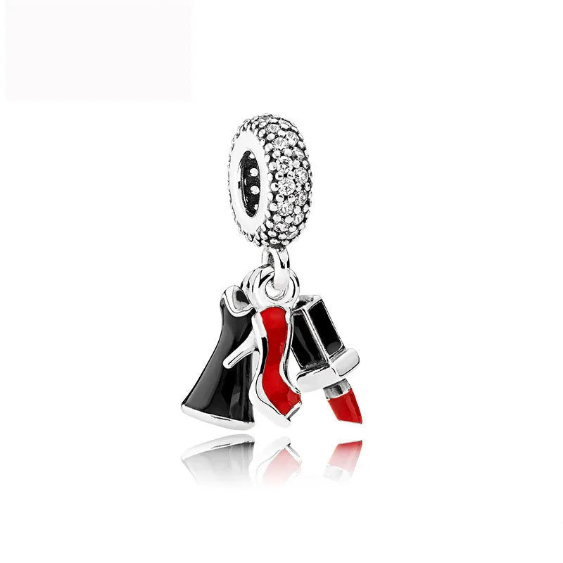 Exquisite 925 Silver Leaf Beads with Honey and Durian Pendant for European Original Bracelets DIY Jewelry