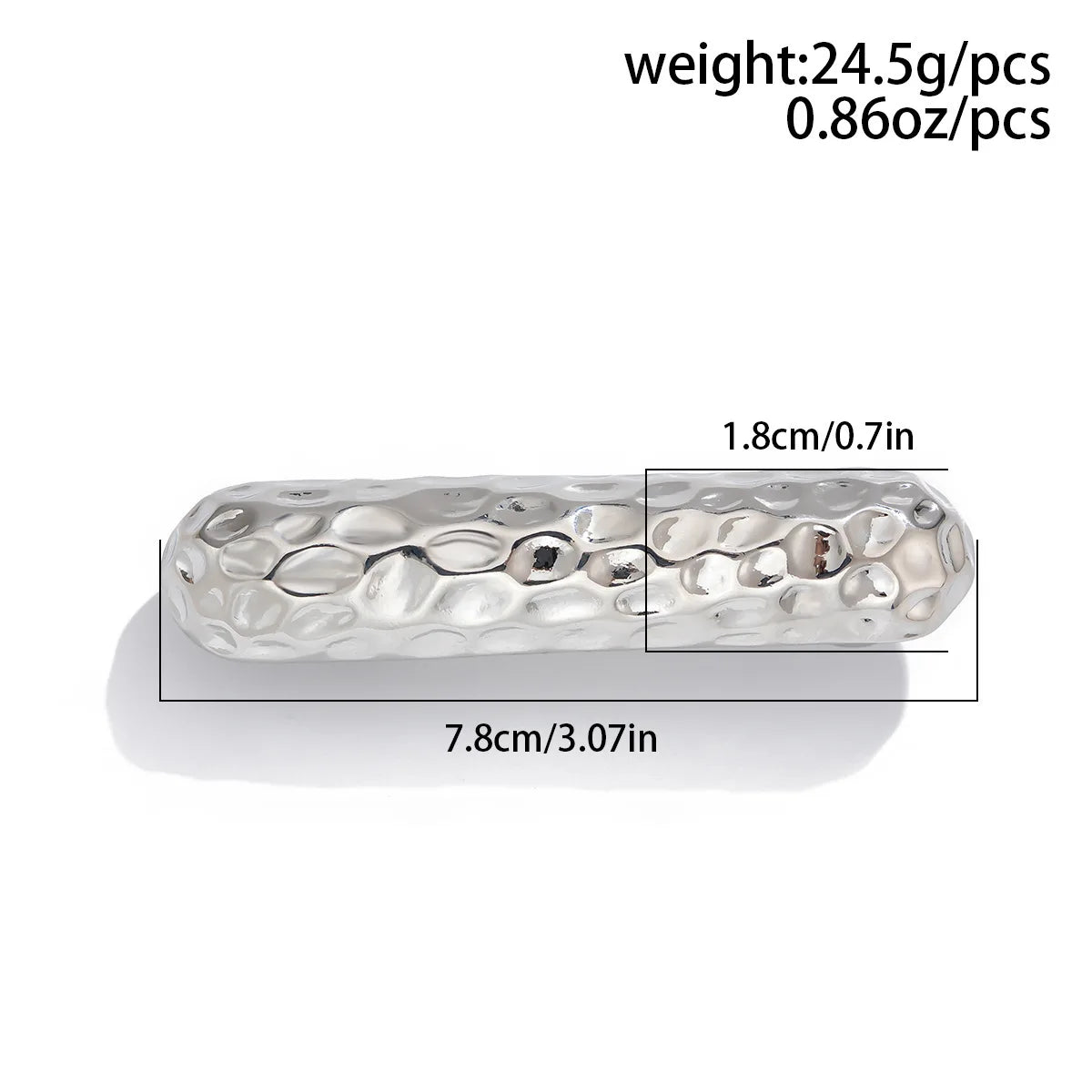 Trendy Geometric Double-Layer Metal Hair Bands for Women