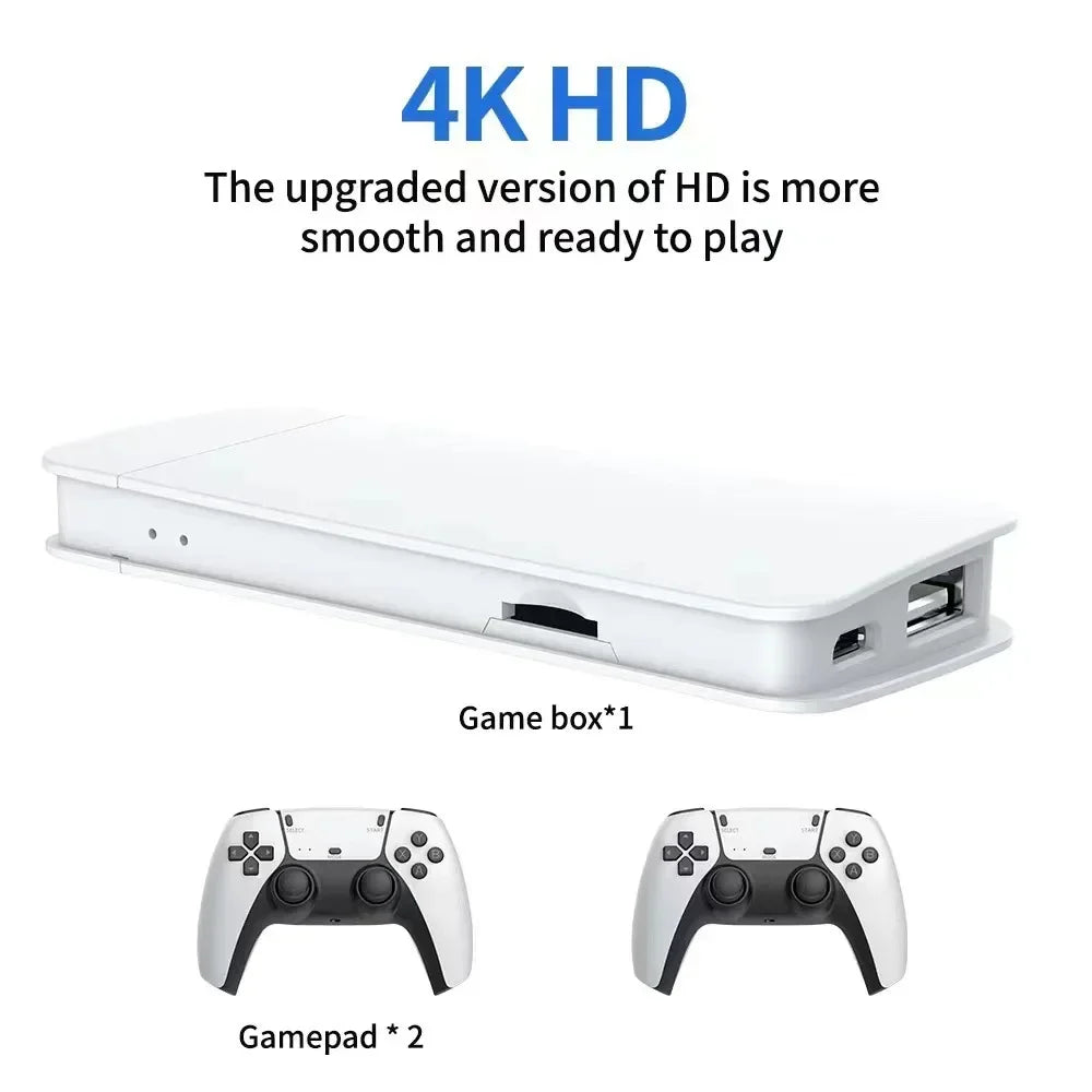 M15 Game Stick Mini Handheld TV Console With 64GB 20000 Retro Games Wireless Gamepads HD Output Two Player PS1 Support