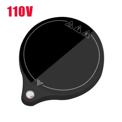 100°C Cup Heater Mug Warmer Automatic Hot Drink Coaster B 110V black