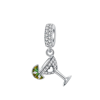 Elegant 925 Sterling Silver Butterfly Airplane Dangle Beads for Charm Bracelets