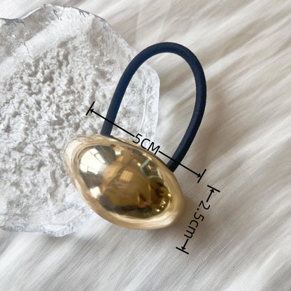 Trendy Geometric Double-Layer Metal Hair Bands for Women