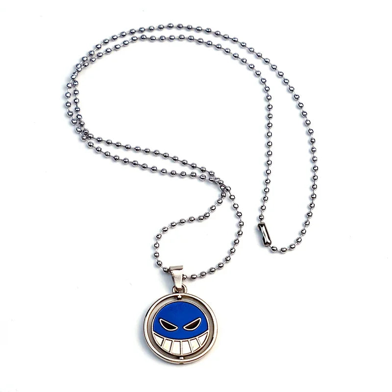Unisex Trendy Anime Rotating Arrow Pendant Necklace Zinc Alloy Choker Charm Gift