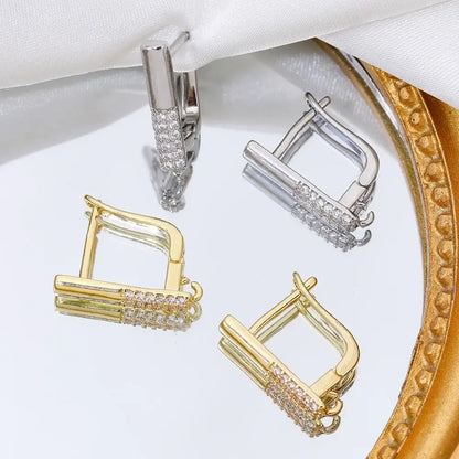Juya 18K Gold Plated Earwire Hooks for DIY Fashion Jewelry
