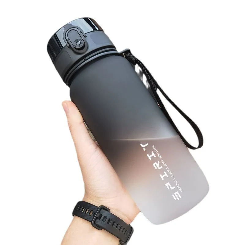 500Ml Frosted Shockproof Water Bottle With Filter Rope