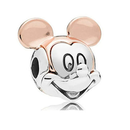 Disney Mickey and Minnie Ice and Snow Princess Charm Pendant for DIY Jewelry DL-034