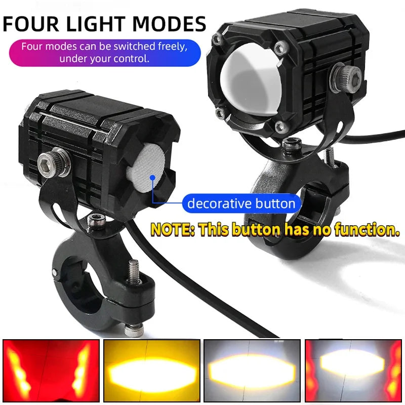 Universal Led Motorcycle Fog Headlight Auxiliary Lamp