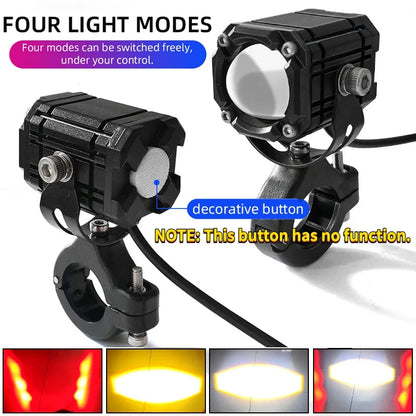 Universal Led Motorcycle Fog Headlight Auxiliary Lamp