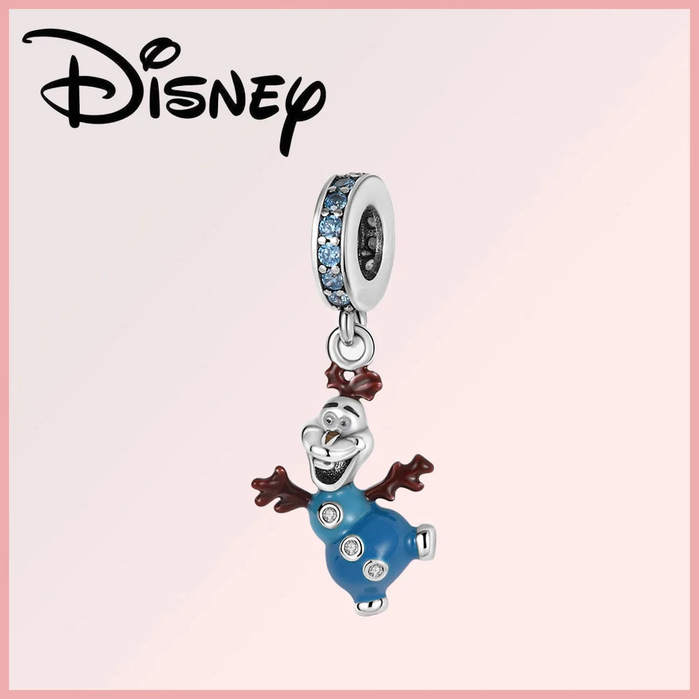 Disney 925 Sterling Silver Stitch Minnie Winnie Dangle