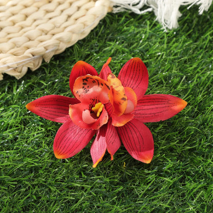Bohemian Orchid Flower Hair Clips for Women Bridal Beach Wedding Hair Accessories