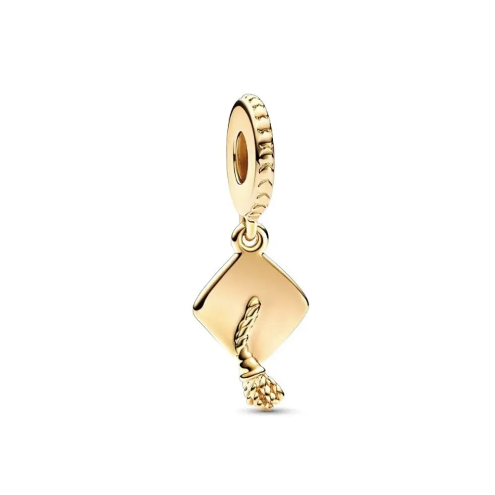 Exquisite 925 Silver Pumpkin Kettle Cup Firefly Butterfly Pendant for European Original Bracelet DIY Jewelry