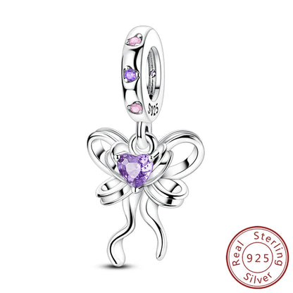 Sterling Silver Charms Set for DIY Pendant Bracelets Creative Jewelry Collection KTC1705