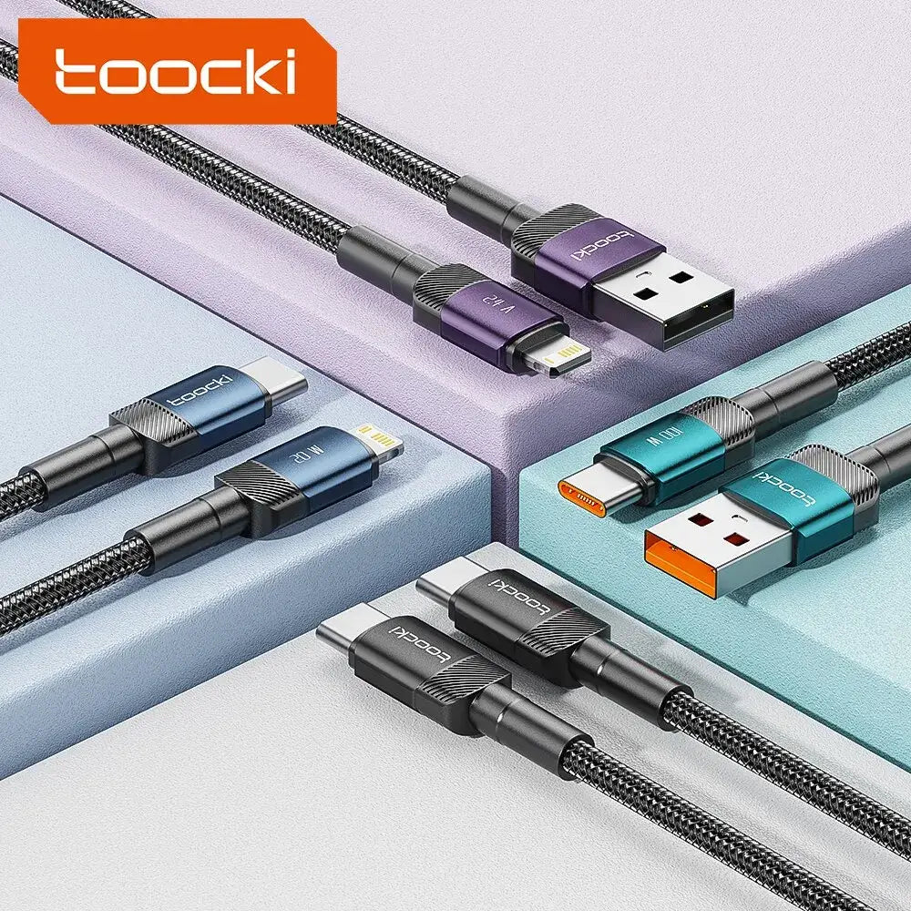 Toocki USB Type C Cable Fast Charging USB C Charger Cord 1m 2m