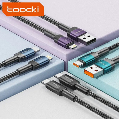 Toocki USB Type C Cable Fast Charging USB C Charger Cord 1m 2m