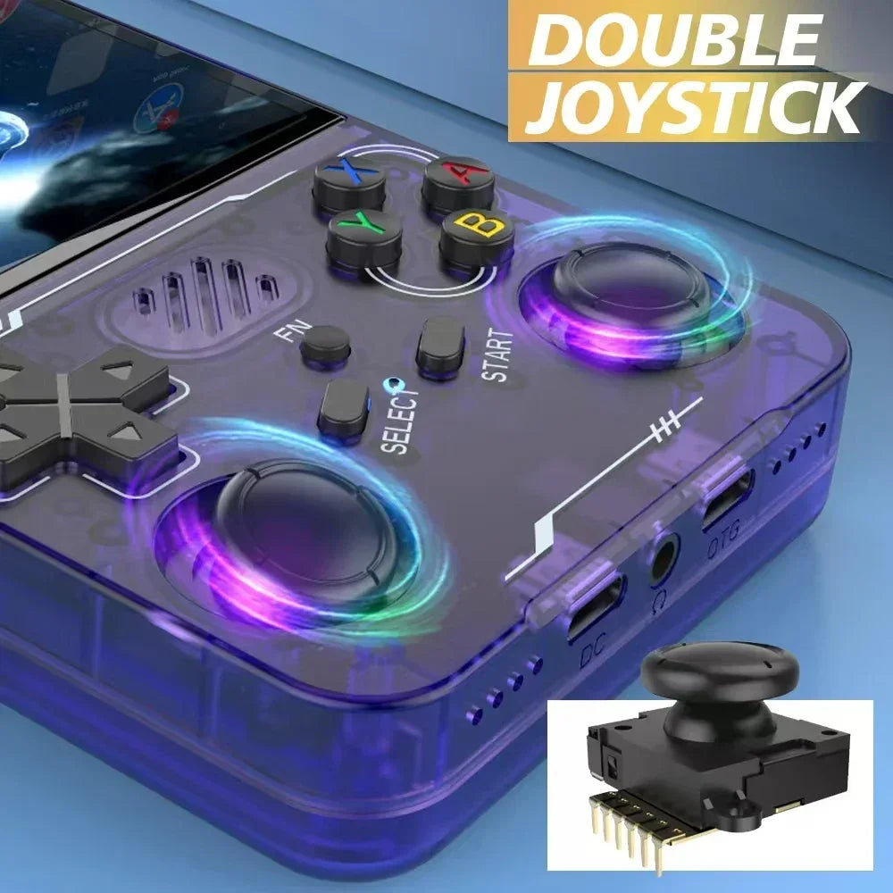 BOYHOM R36XX Handheld Console Over 15,000 Games Built In WiFi Open Source Retro Gaming 3.5 Inch 2025 New Version With Free Strap