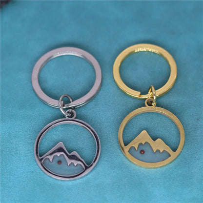 Nedar Mustard Seed Pendant Keyring for Women with Christian Dandelion Seeds Keychain