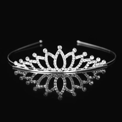 Elegant Crystal Princess Tiaras for Girls Wedding Party Hair Accessories