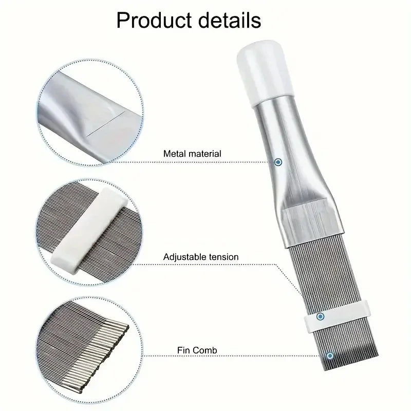 1Pc Stainless Steel Fin Comb Brush Cleaner For Air Conditioner