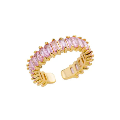 Gold Color 316L Stainless Steel Women's Rings - Fade-Resistant Luxury Wedding Jewelry with Free Shipping