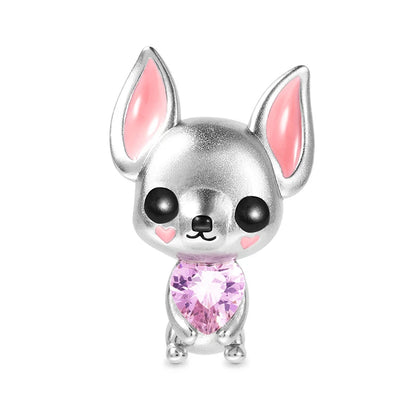Pink Hot Air Balloon Daisy Murano Glass Charm for European Silver Bracelet SS0424