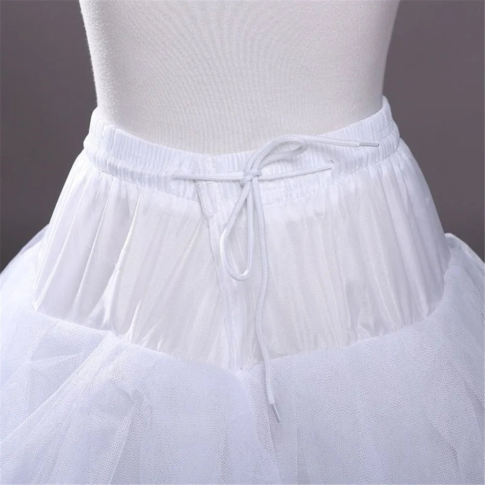Elegant Tulle Layered Petticoat Bridal Underskirt for A-Line Wedding Dresses