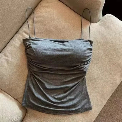 Women's Sleeveless Top Tank Underwear Fitted Camisole
