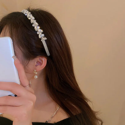 Elegant Rhinestone Geometric Headband for Parties and Weddings