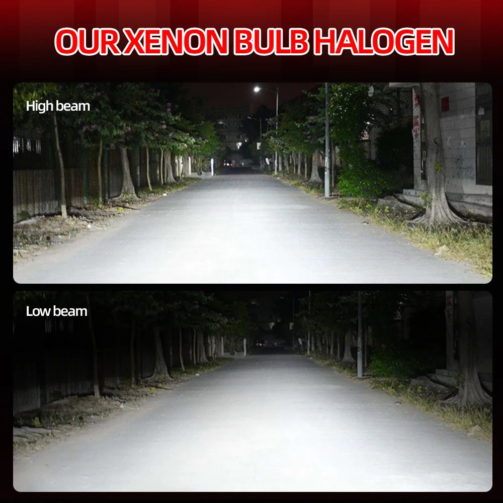 2pcs H13 9008 LED Car Headlight Bulb 18000LM 180W 6500K High Low Beam Auto Fog Lamp 400 Percent Brighter Than Halogen
