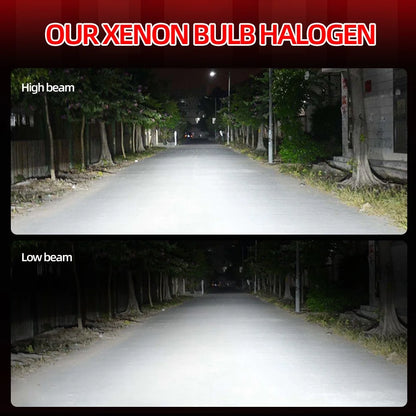 2pcs H13 9008 LED Car Headlight Bulb 18000LM 180W 6500K High Low Beam Auto Fog Lamp 400 Percent Brighter Than Halogen