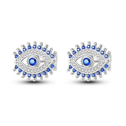 925 Sterling Silver Zircon Stud Earrings for Women Jewelry Party Gifts
