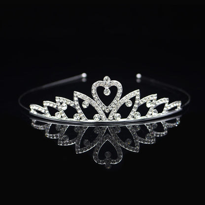 Elegant Crystal Princess Tiaras for Girls Wedding Party Hair Accessories