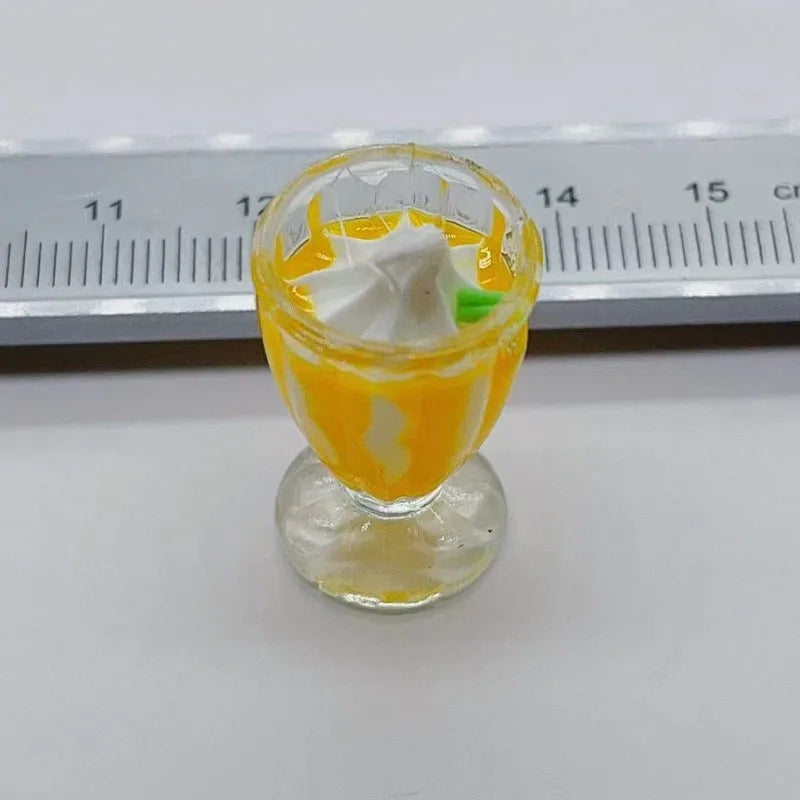 Charming 3D Resin Ice Cream Pendants for DIY Jewelry Crafting