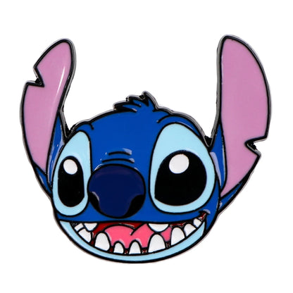 Cute Stitch Enamel Pin Cartoon Alien Brooch for Women Anime Jewelry Gift