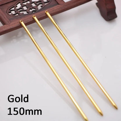Elegant Metal Hair Pins Set for Bridal Jewelry Crafting and DIY Hair Accessories