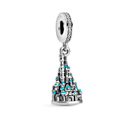 Mermaid Princess 925 Silver Dangle Charm Top Rated DIY Jewelry for Bracelets and Necklaces F180