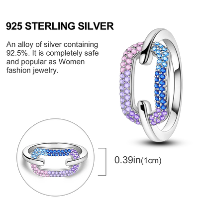 Blue Zircon Evil Eye Palm Star Moon Ring in 925 Sterling Silver for Women Elegant Wedding Jewelry Gifts LKTR152