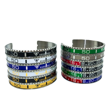 Stainless Steel Digital Display Unisex Water Ghost Bracelet