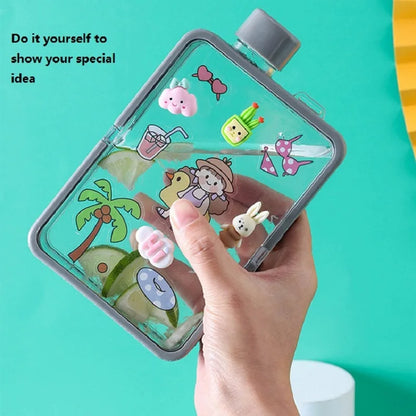 Portable BPA Free Transparent Water Bottle Fits Handbag