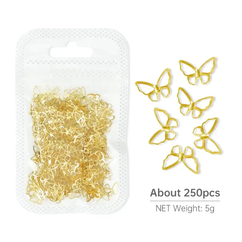 Resin Filling Metal Rivet Moon Stars Nail Art Decorations Mixed Beach Ocean Style Jewelry DIY Charms 5g-XYLD-5