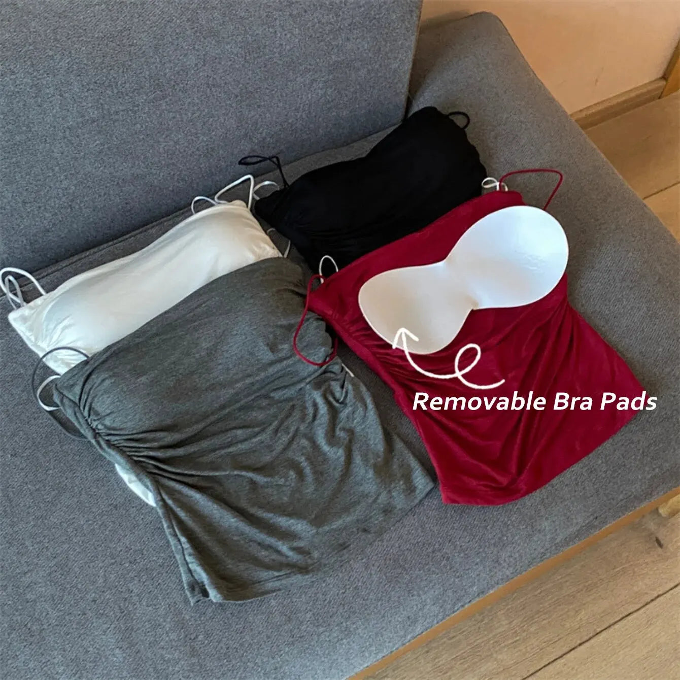 Women's Sleeveless Top Tank Underwear Fitted Camisole