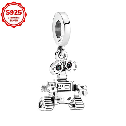 Disney 925 Sterling Silver Pixar Character Bead Charm