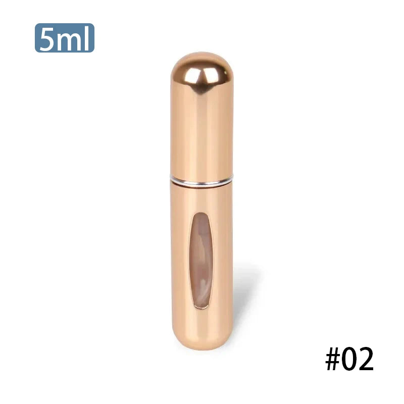 Mini Perfume Atomizer 5ml Refillable Travel Spray Bottle Portable Cosmetic Dispenser