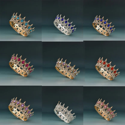 Elegant European Crystal Bridal Tiara For Weddings And Parties